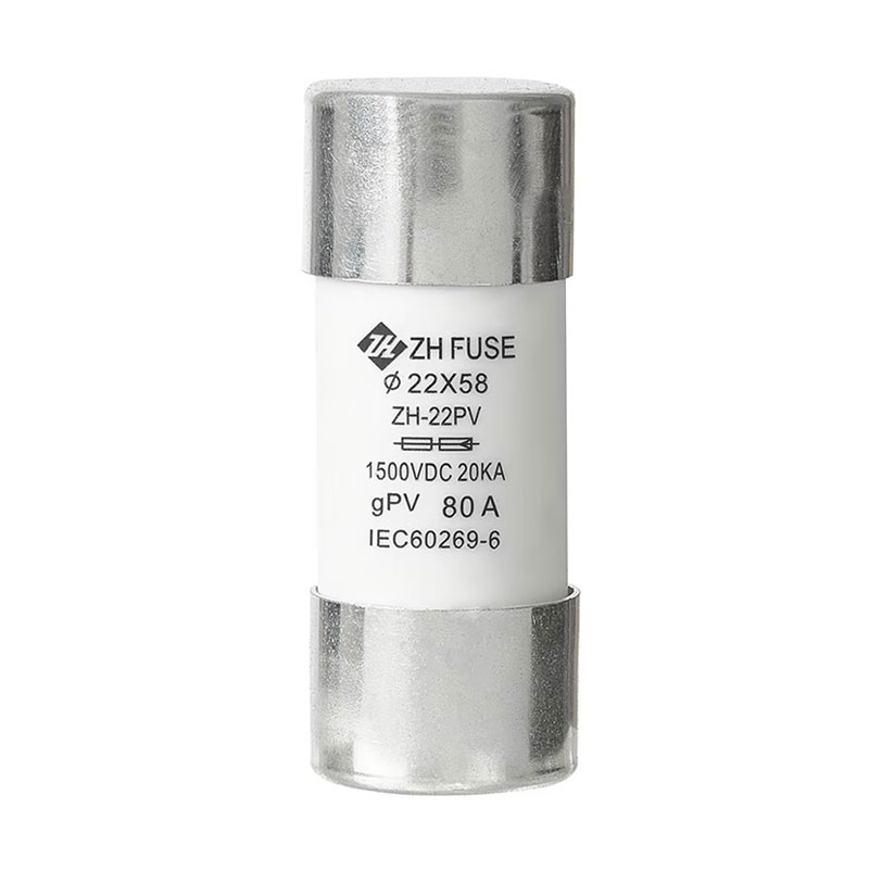 80A 22 × 58 mm cylindrisk säkring