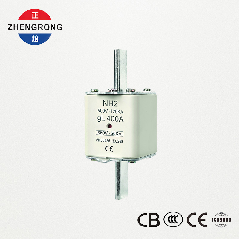 CE & IEC-certifierad säkringslänk NH2 660V 400A hög brytkapacitet