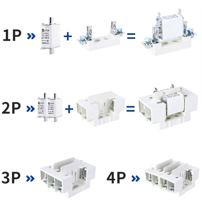 400A 500V Fuse Base