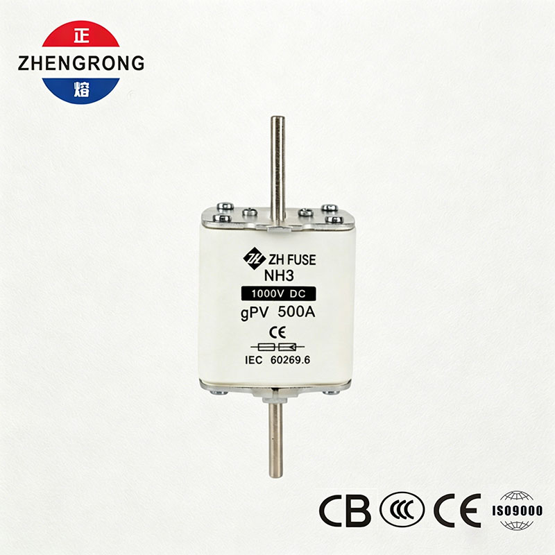 NH3 1000V DC 500A gPV-säkring för solcellsanläggningar