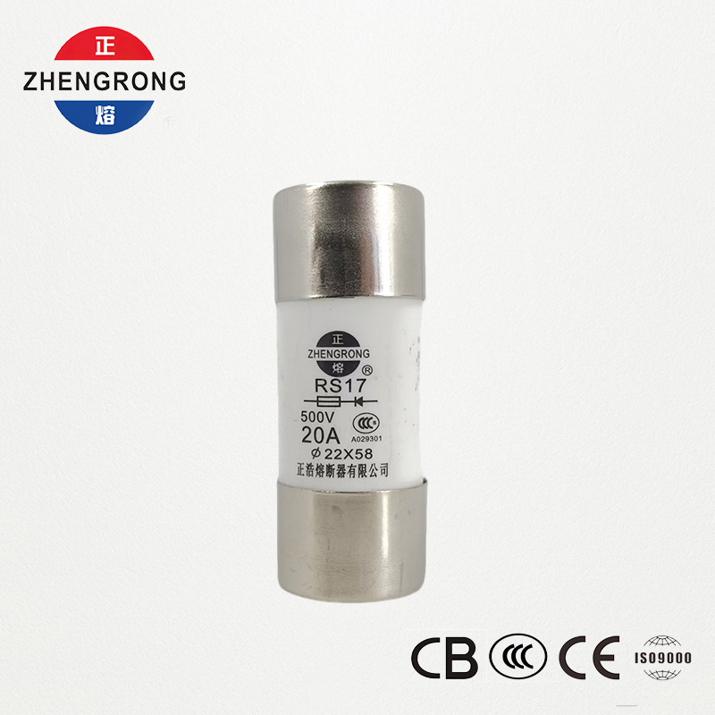 RS17 20A 500V Cylindrisk snabbverkande säkring | 22*58mm | CCC-certifierad