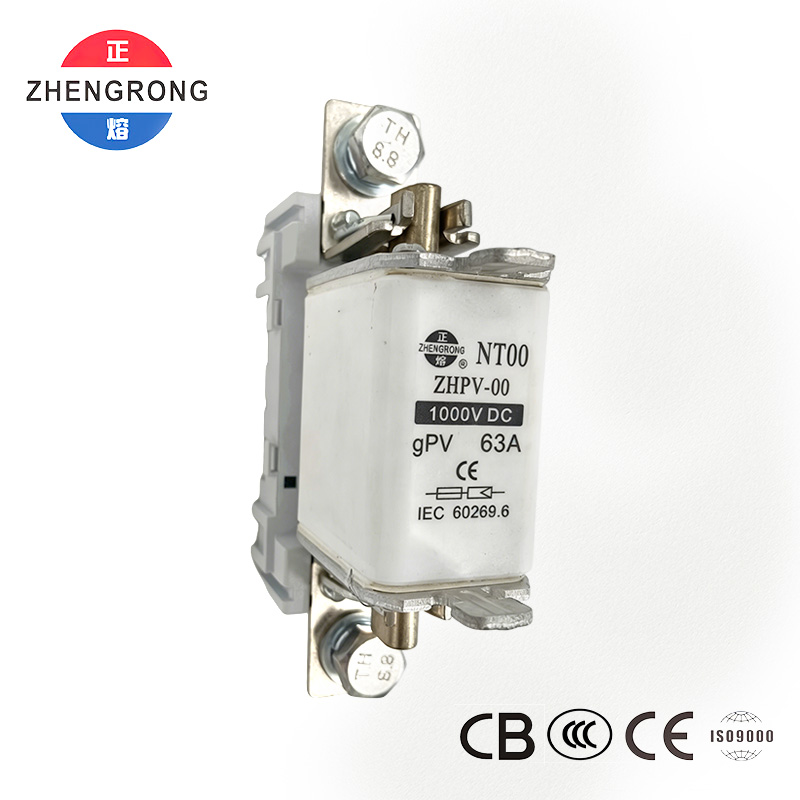 ZHPV-00 63A 1000V DC fotovoltaisk skyddssäkring - CE-certifierad